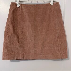 Aritzia Corduroy Sunday Best Caramel Tan Skirt Size 0 Women’s